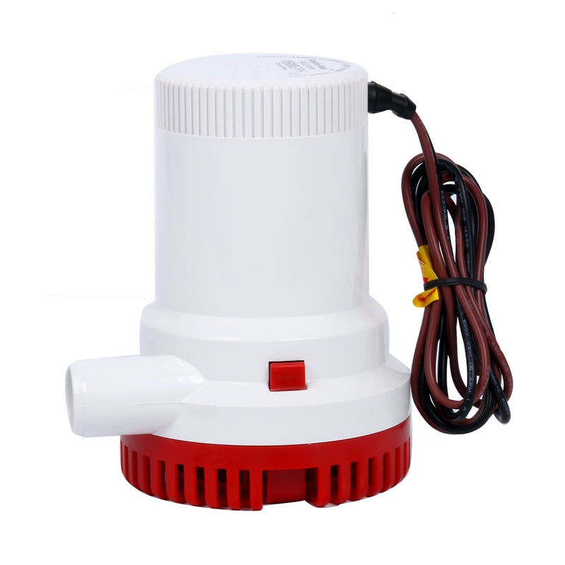 Amarine Made 1500GPH 12V Boat Marine Plumbing Electric Bilge Pump Non Automatic Discharge for Marine,RV,Campers,Industrial - Image 4